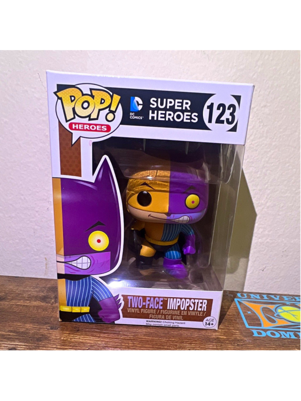 Funko Pop! Heroes DC Comics Two-Face Impopster #123 Vinyl Figure